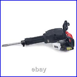 2Stroke Gas Powered Jack Hammer 2 Chisel Demolition Concrete Breaker Punch Drill