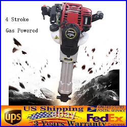 4 Stroke Gas Powered Demolition Jack Hammer Concrete Breaker Drill Jack Hammer