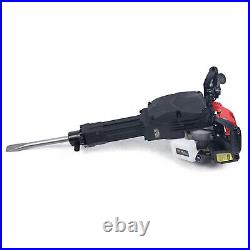52 cc Demolition Jack Hammer Concrete Breaker Drill with 2 Chisel Gas-Powered