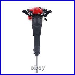 52 cc Gas-Powered Demolition Hammer Jack Concrete Breaker Drill with 2 Chisel