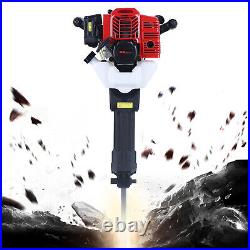 52 cc Gas-Powered Demolition Jack Hammer Electric Concrete Breaker with 2 Chisel