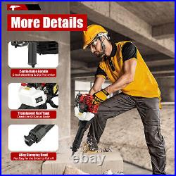 52cc 2 Stroke Power Demolition Jack Hammer Concrete Breaker Jack Drill 1500bpm