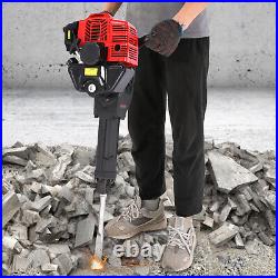 52cc 2-stroke Gas Powered Demolition Jack Hammer Concrete Breaker Drill withChisel