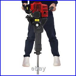 52cc 2-stroke Gas Powered Demolition Jack Hammer Concrete Breaker Drill withChisel