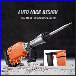 Demolition Jack Hammer, 2200W Electric Jackhammer Heavy Duty, 1350 BPM Concrete