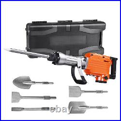 Demolition Jack Hammer Concrete Breaker 2200W Electric Hammer 6 Chisel Bits