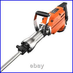 Demolition Jack Hammer Concrete Breaker 2200W Electric Hammer 6 Chisel Bits