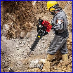 Gas Powered Demolition Jack Hammer 52CC 1700W Concrete Floor Breaker 700-1500BPM