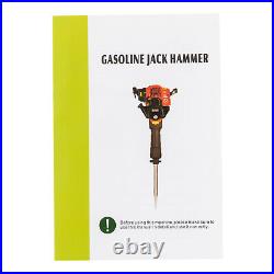 Gas Powered Demolition Jack Hammer 52CC 1700W Concrete Floor Breaker 700-1500BPM