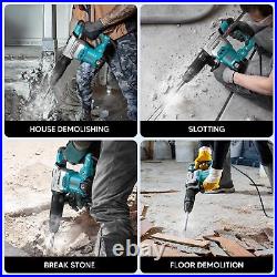 SDS-Max Demolition Jack Hammer for Concrete, Heavy Duty 11 Amp Electric Demo